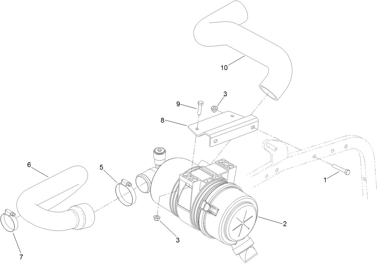 Air Cleaner and Hose Assembly