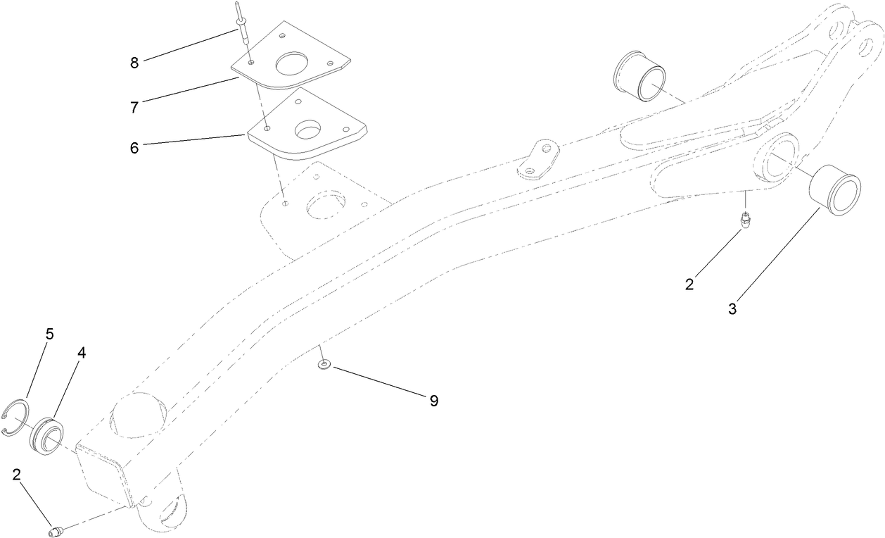 Right Hand Lift Arm Assembly No. 117-0800