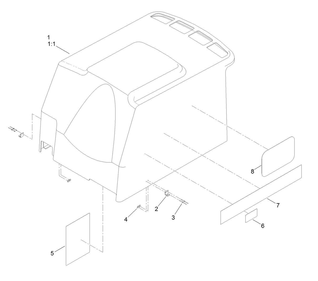 Hood Assembly No. 121-3632