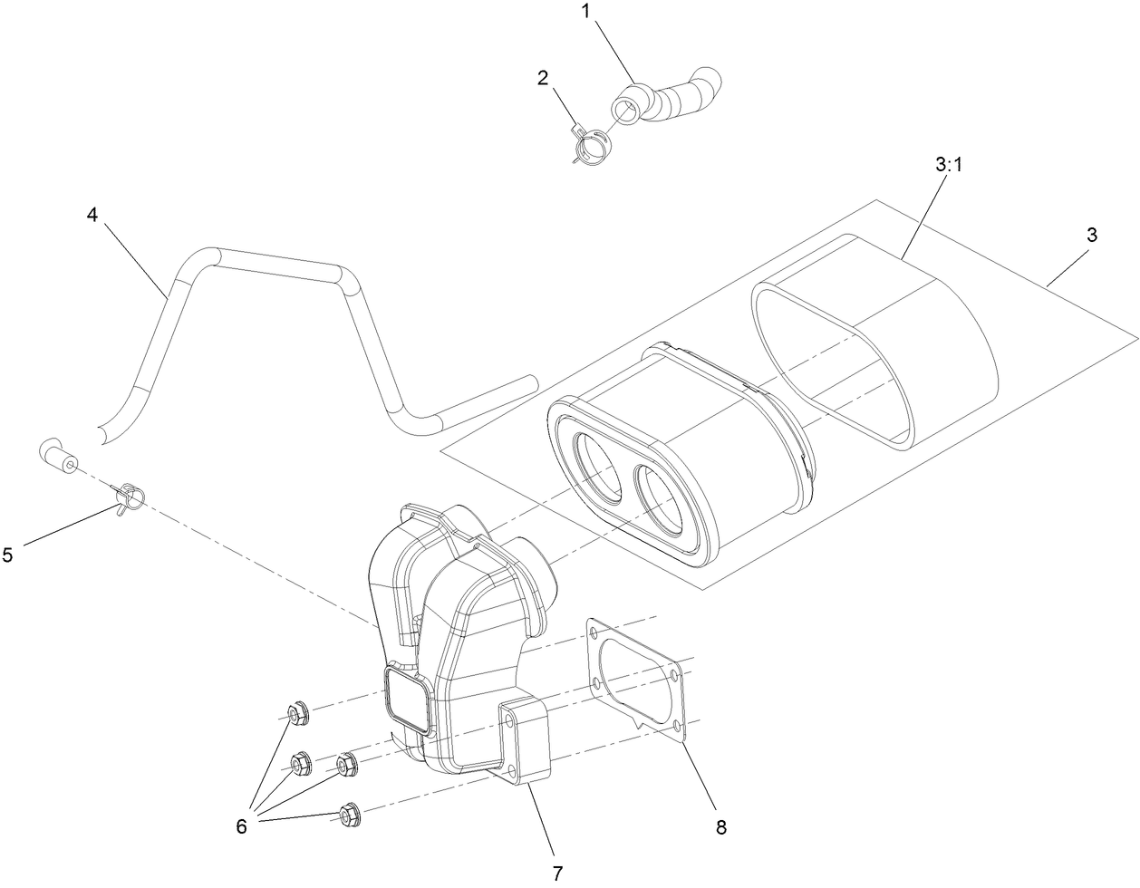 Air Intake and Filtration Assembly