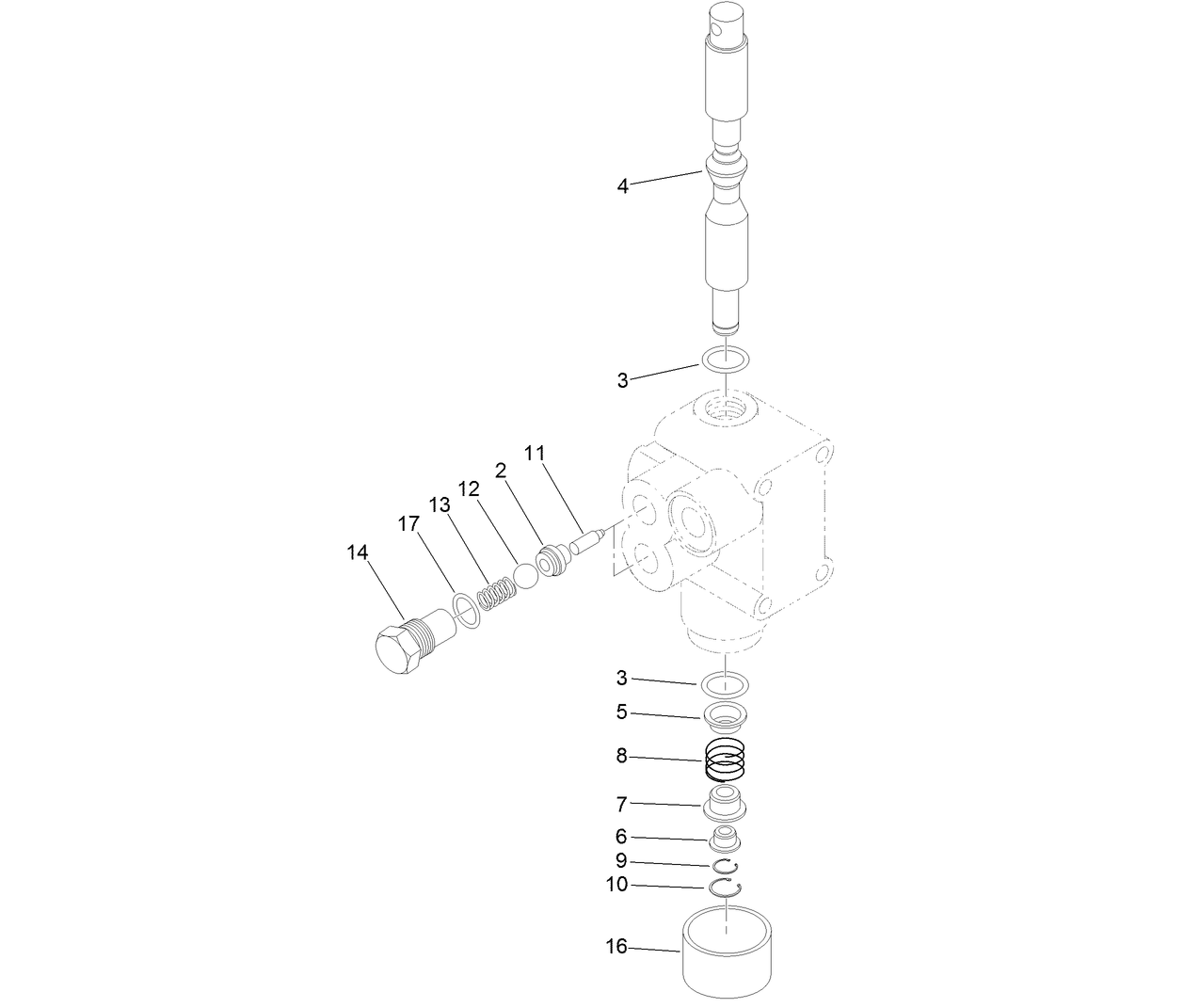 Hydraulic Valve Assembly No. 121-9070