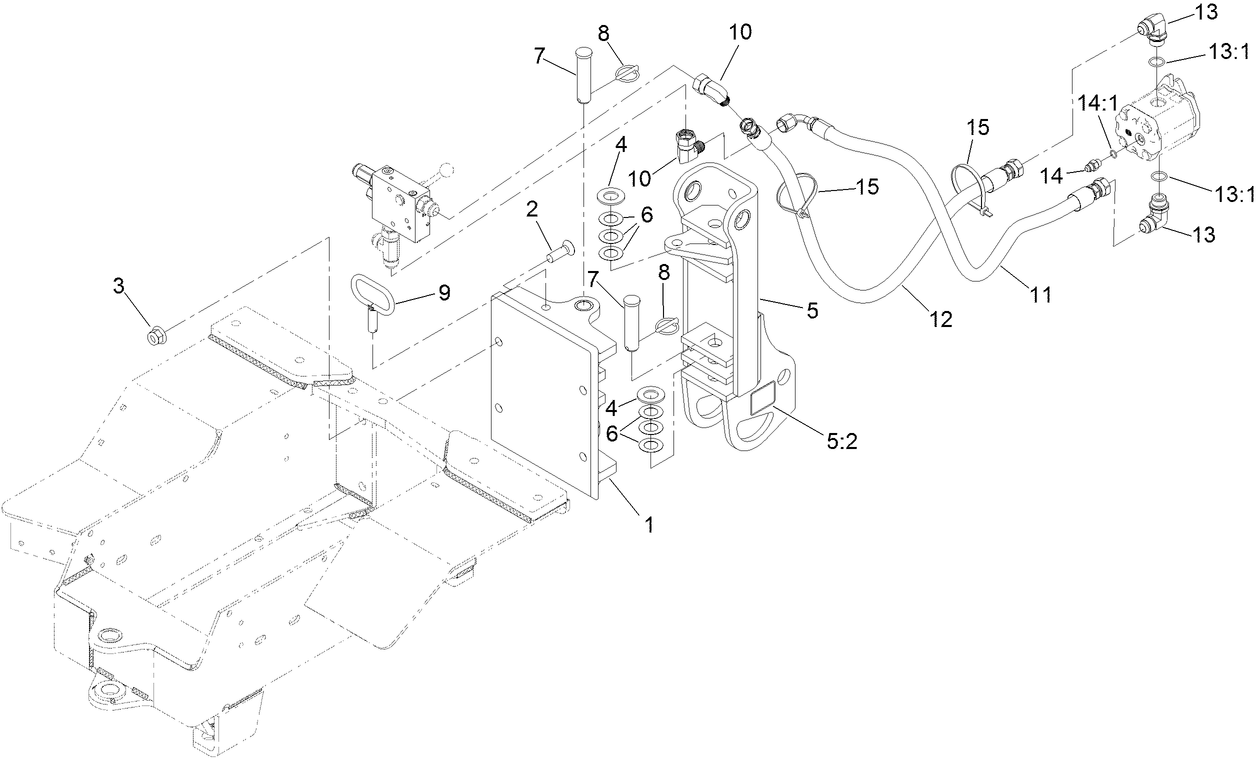 Plow Pivot and Quick Attach Slide Assembly