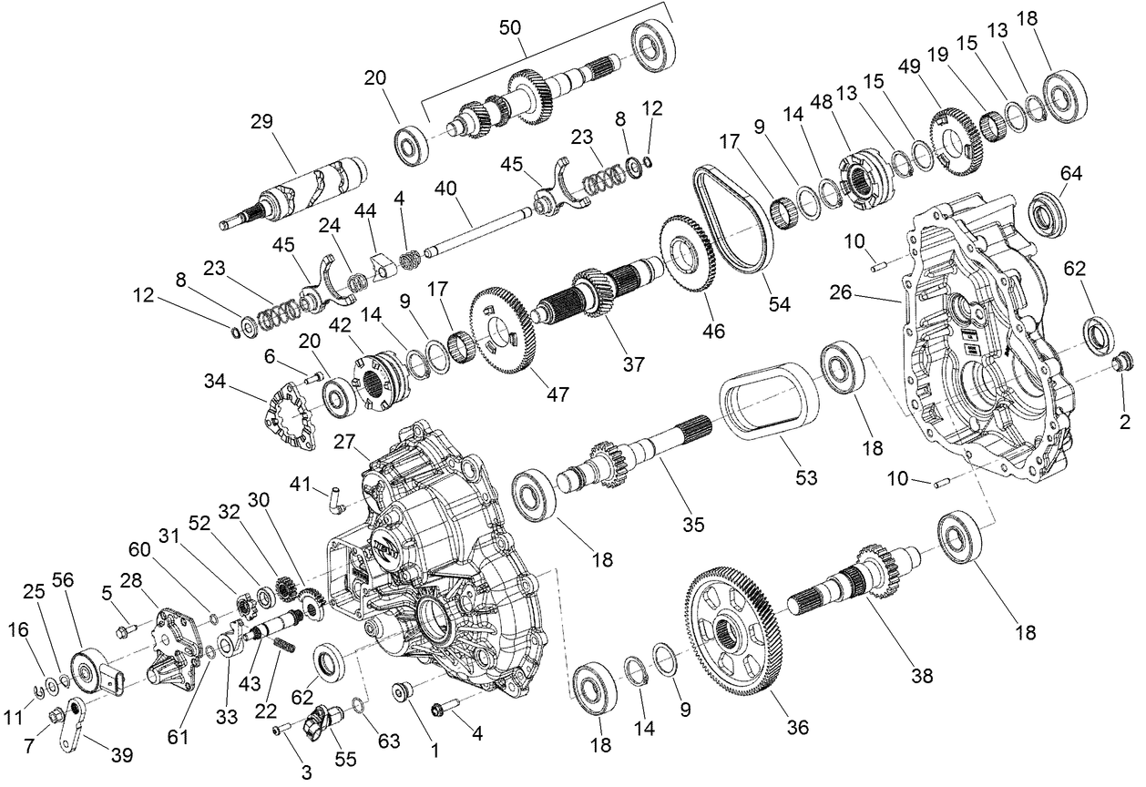 Transmission Assembly No. 121-9603
