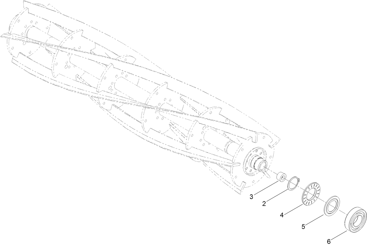 Optional EdgeSeries+ 27in Fairway, 5 Blade, Low Drag, Radial Reel Assembly No. 137-8469