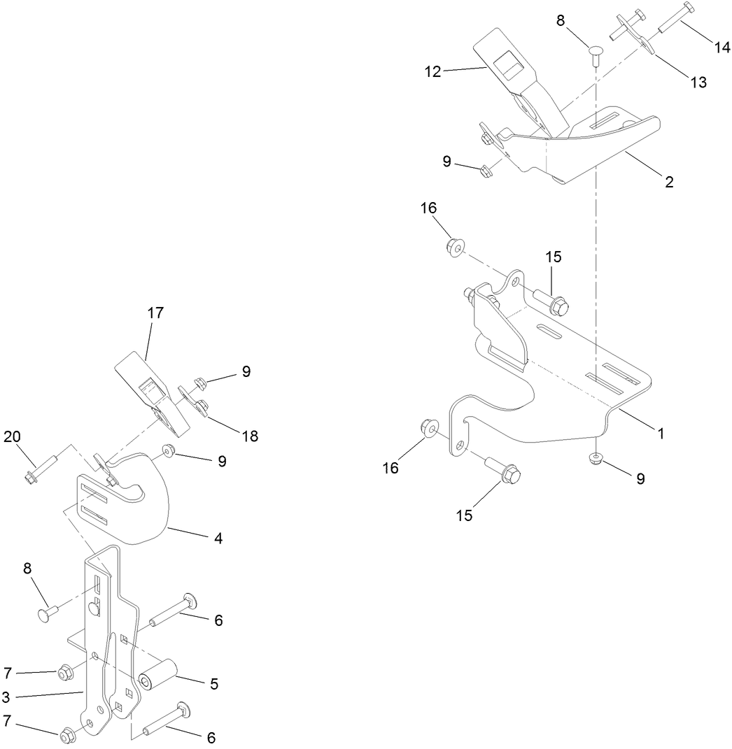 Trimmer Rack Assembly No. 133-1441