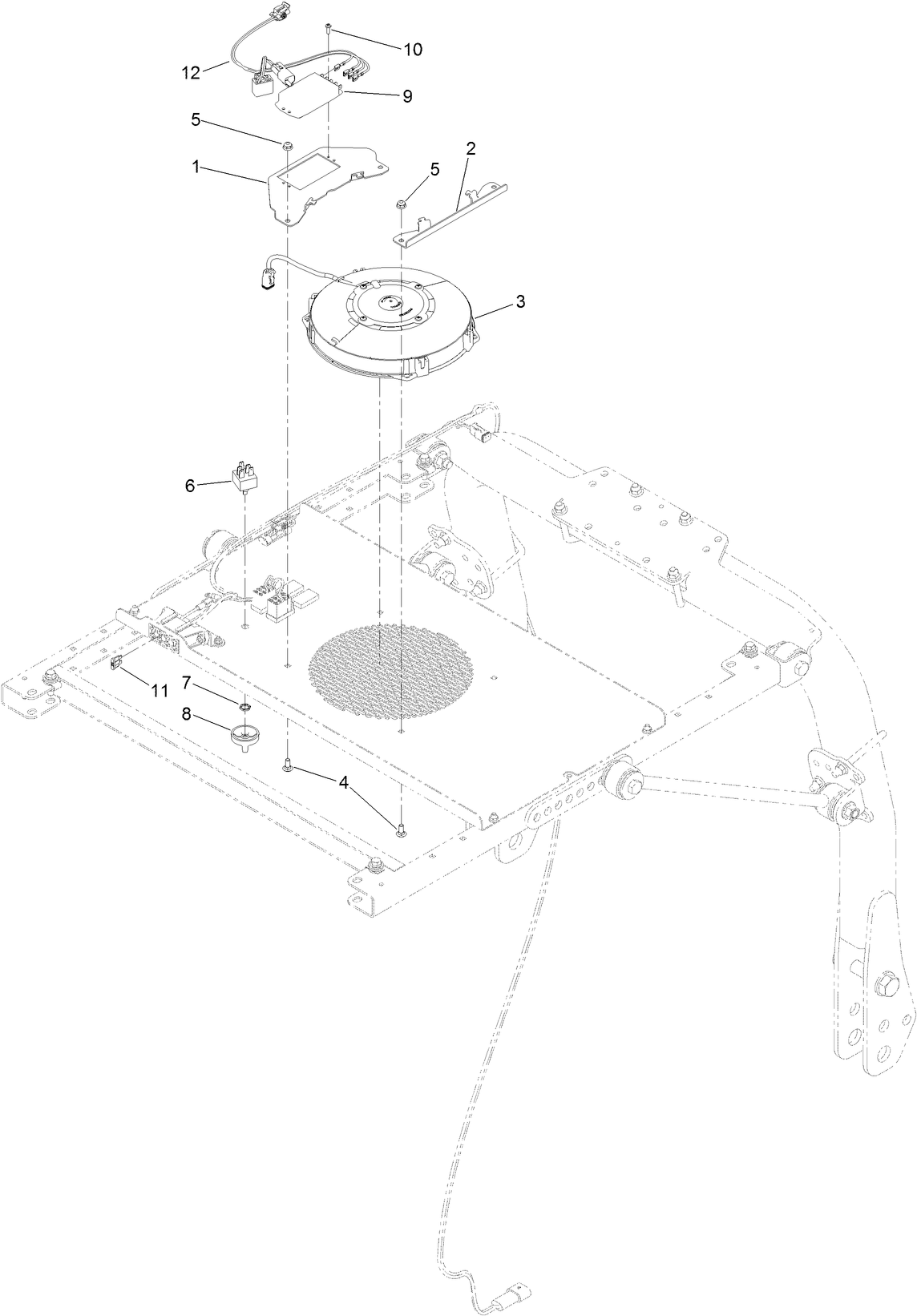 Groundsmaster 4000/4100 Operator Cooling Fan Assembly