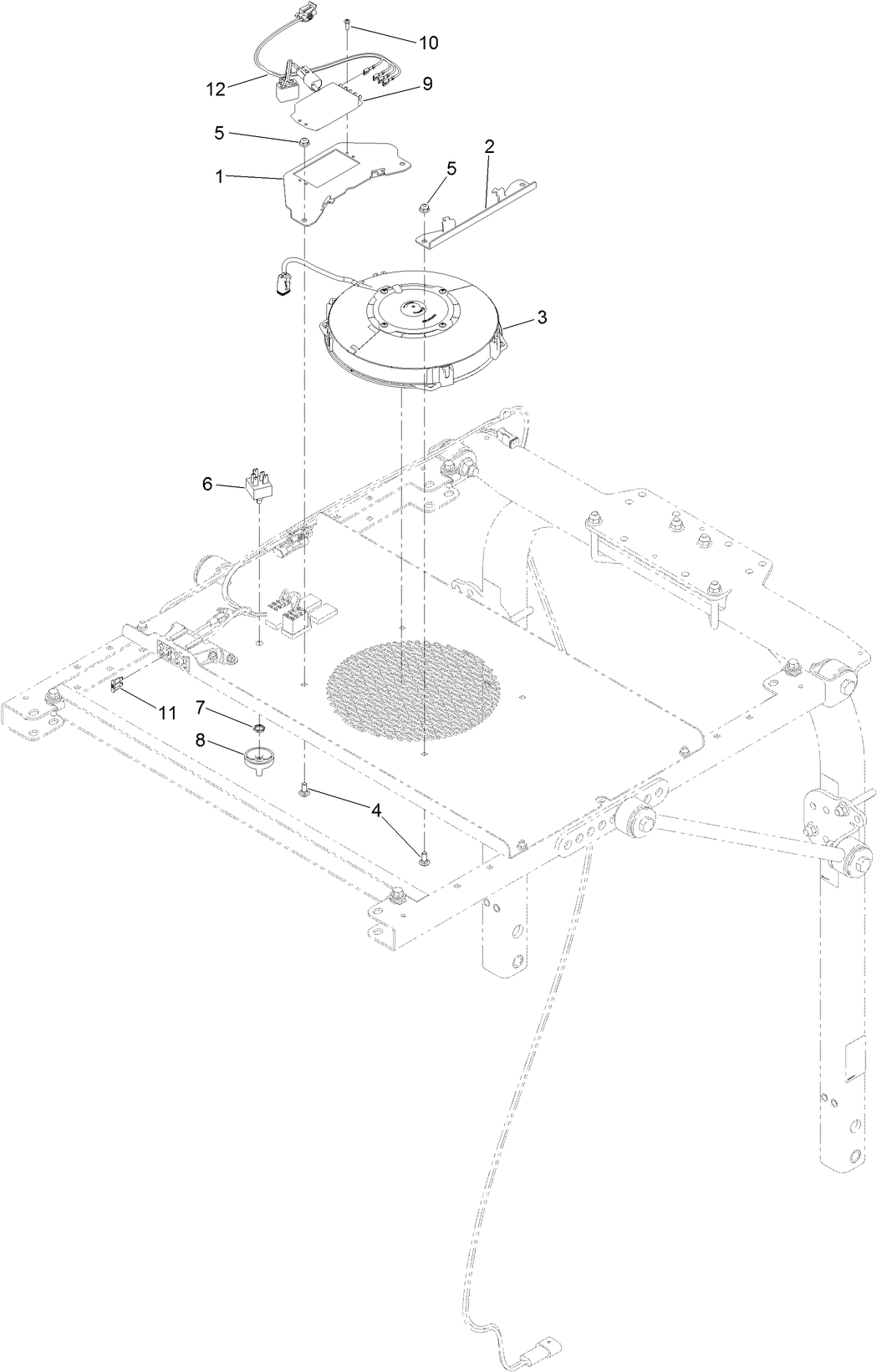 Groundsmaster 3280 Operator Cooling Fan Assembly