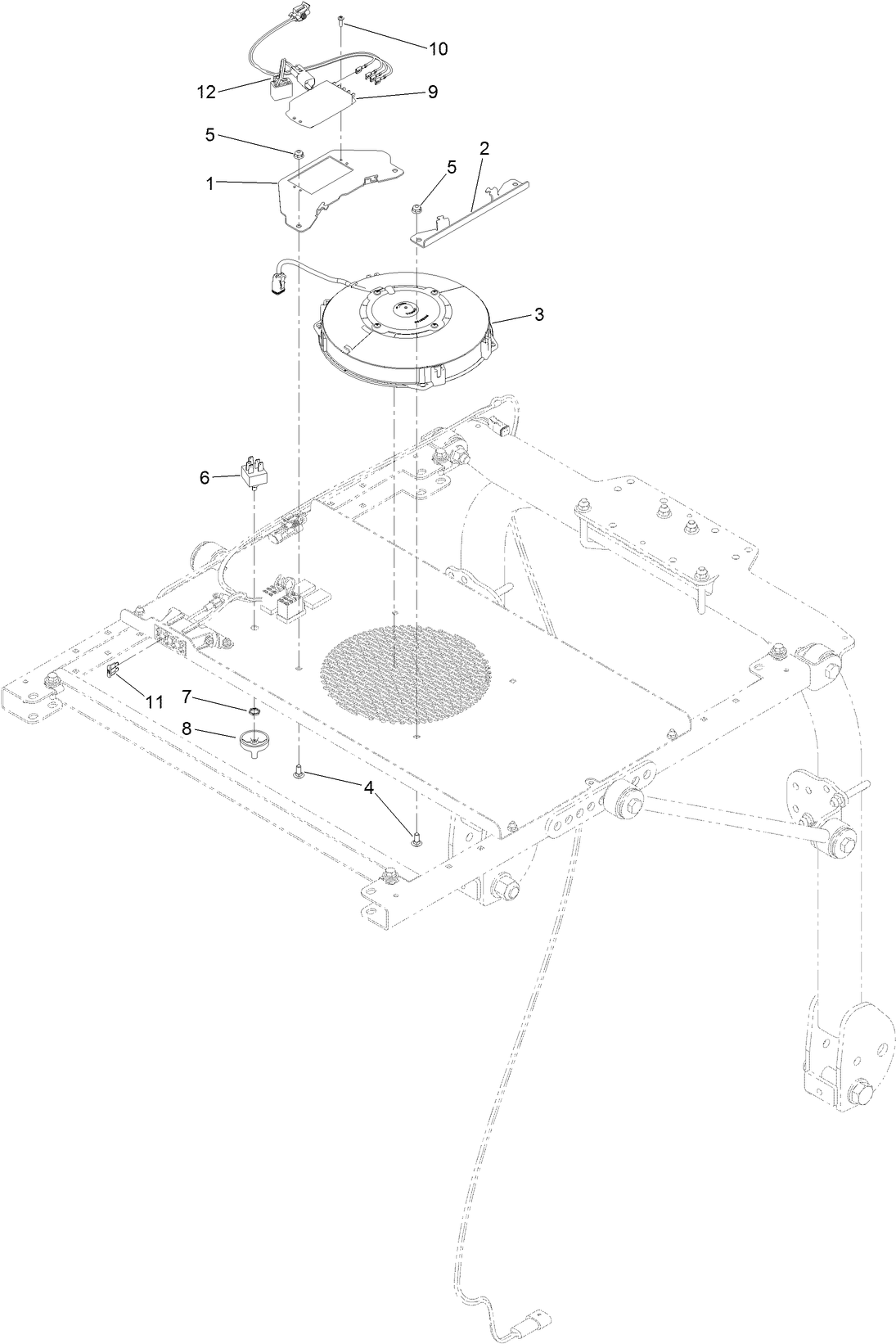 Groundsmaster 7200 Operator Cooling Fan Assembly