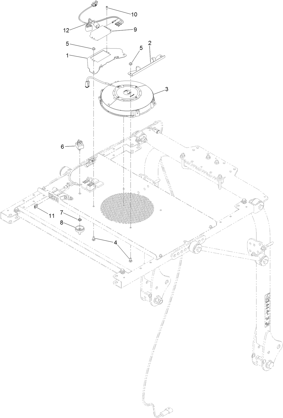 Groundsmaster 360 Operator Cooling Fan Assembly