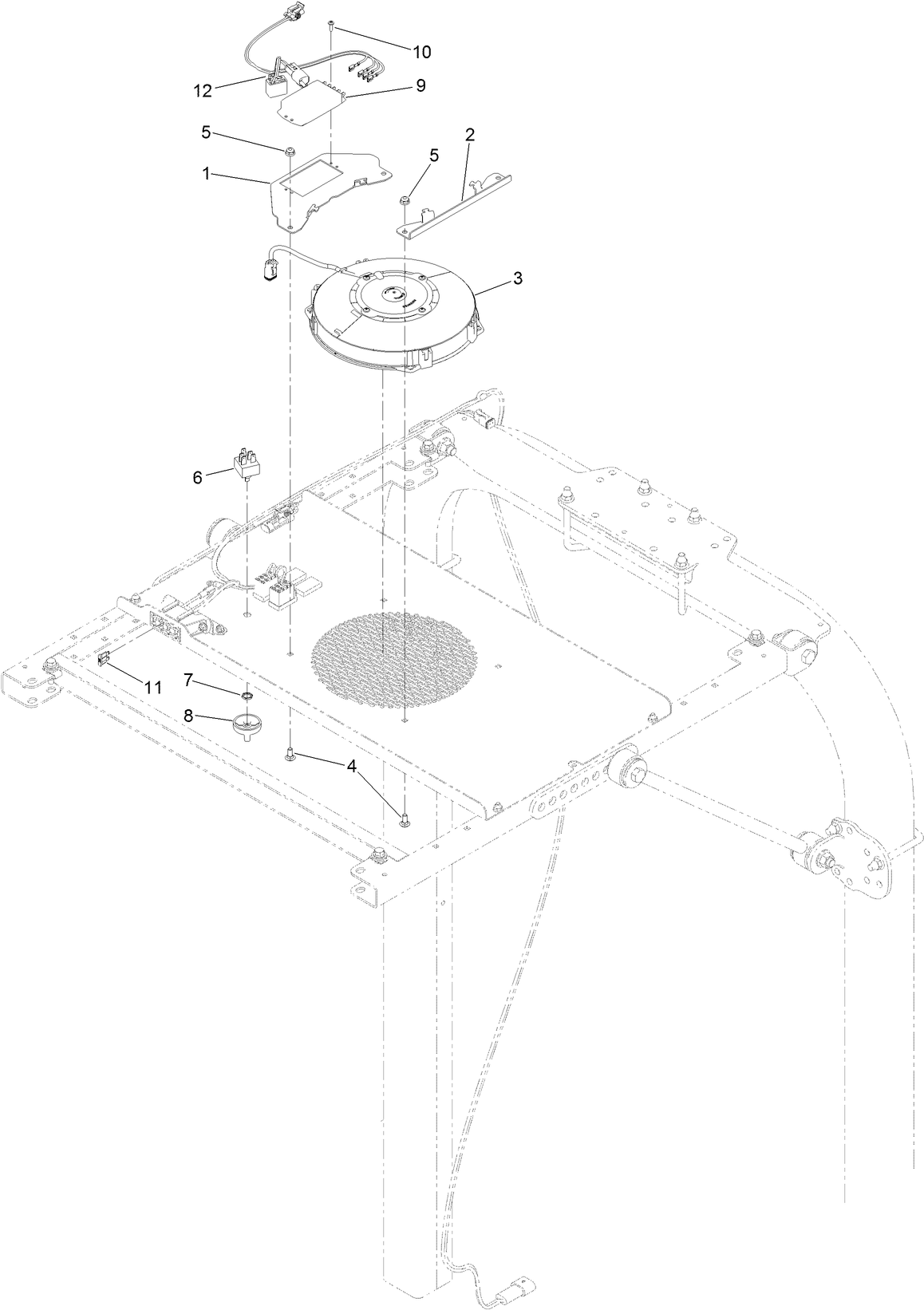 Groundsmaster 5900 Operator Cooling Fan Assembly