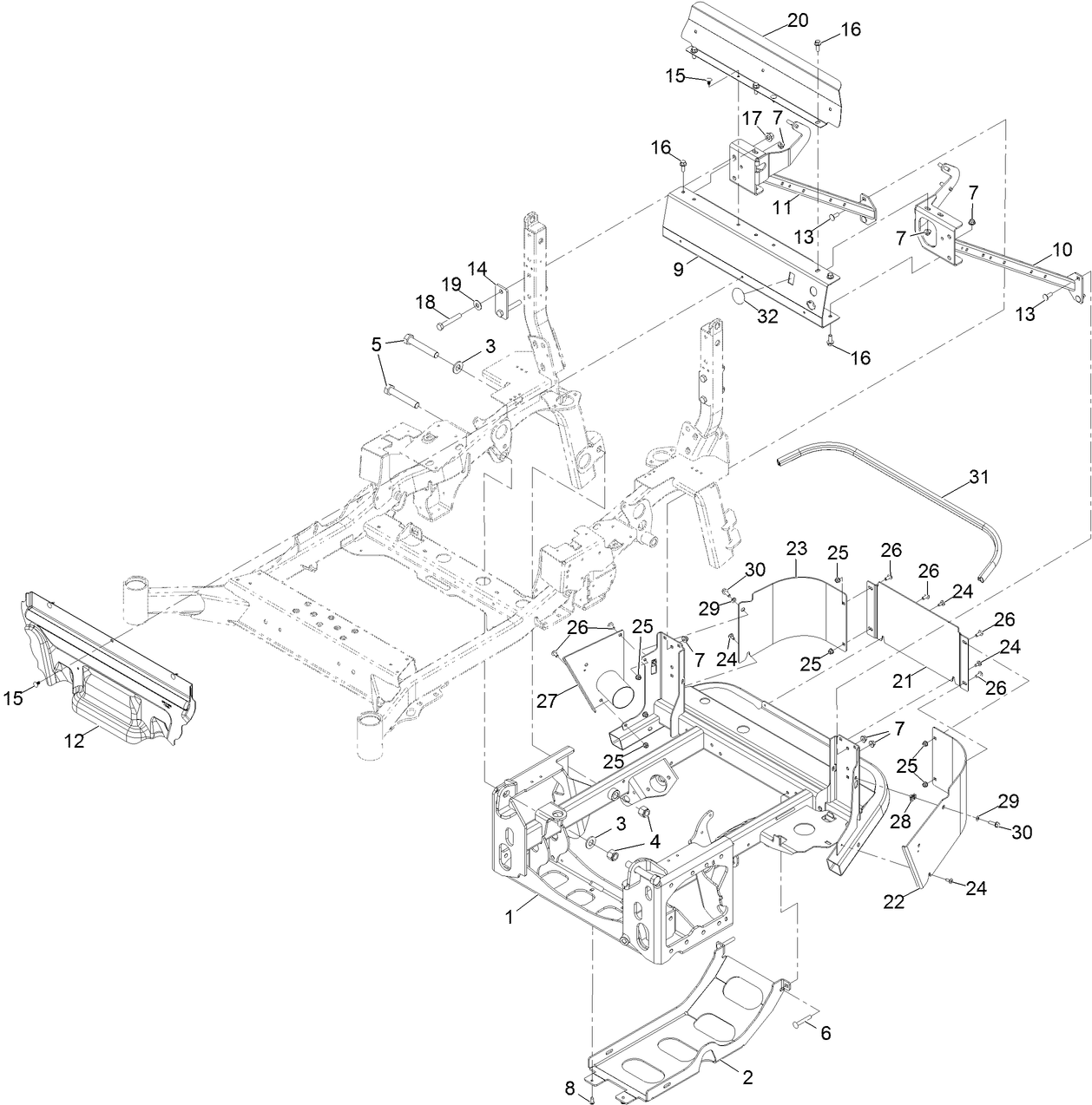 Power Frame Assembly