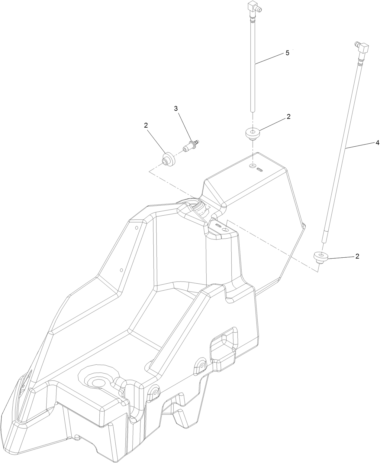 RH Fuel Tank Assembly No. 126-8651