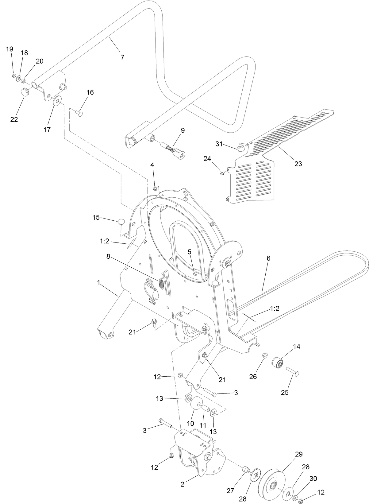 Blower Frame Assembly
