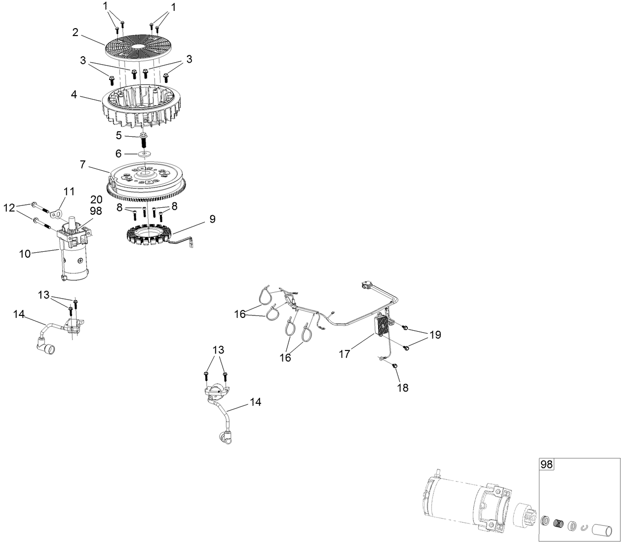 Ignition and Cooling Fan
