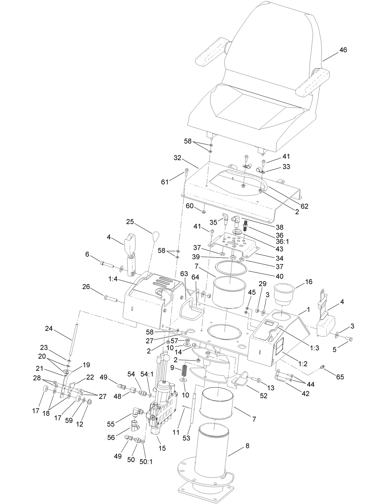 Seat and Mounting Assembly