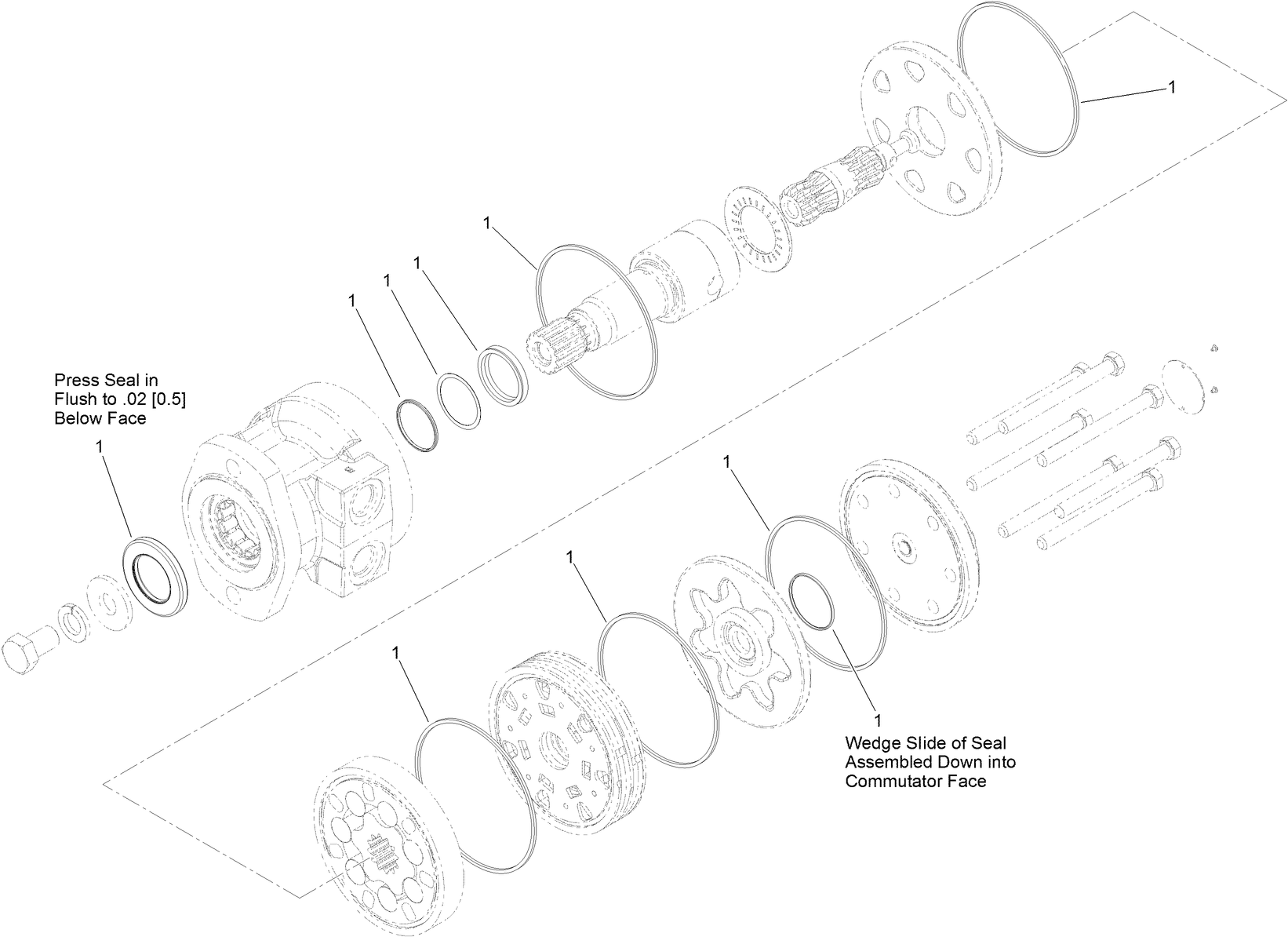 Hydraulic Motor Assembly No. 117-6306