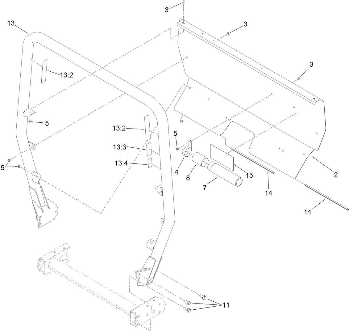Roll-Over Protection System Assembly
