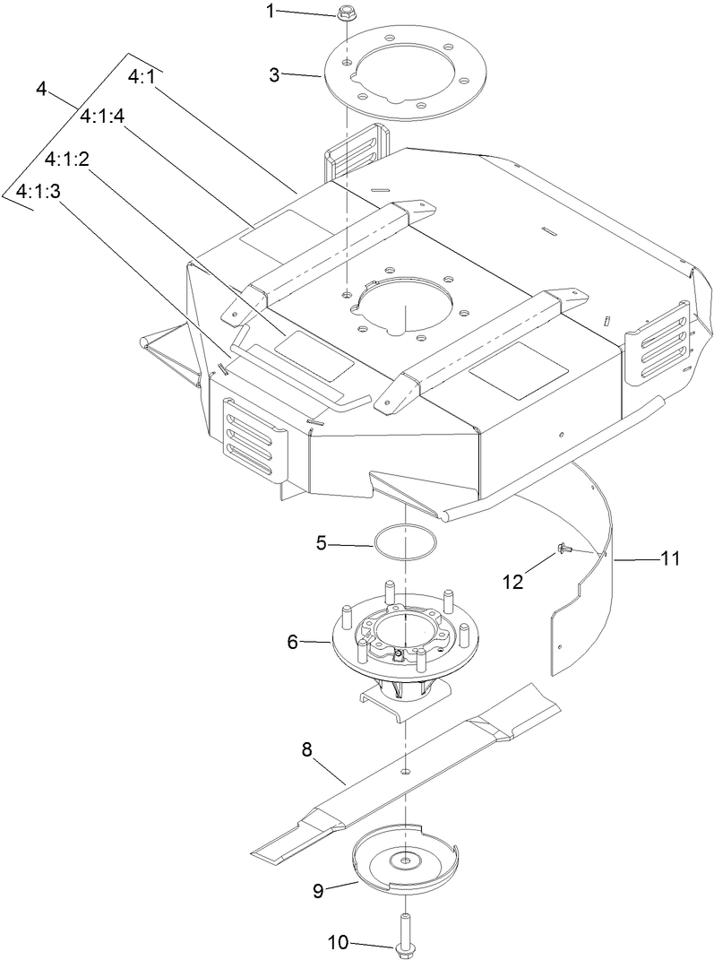 Spindle, Blade and Chamber Assembly