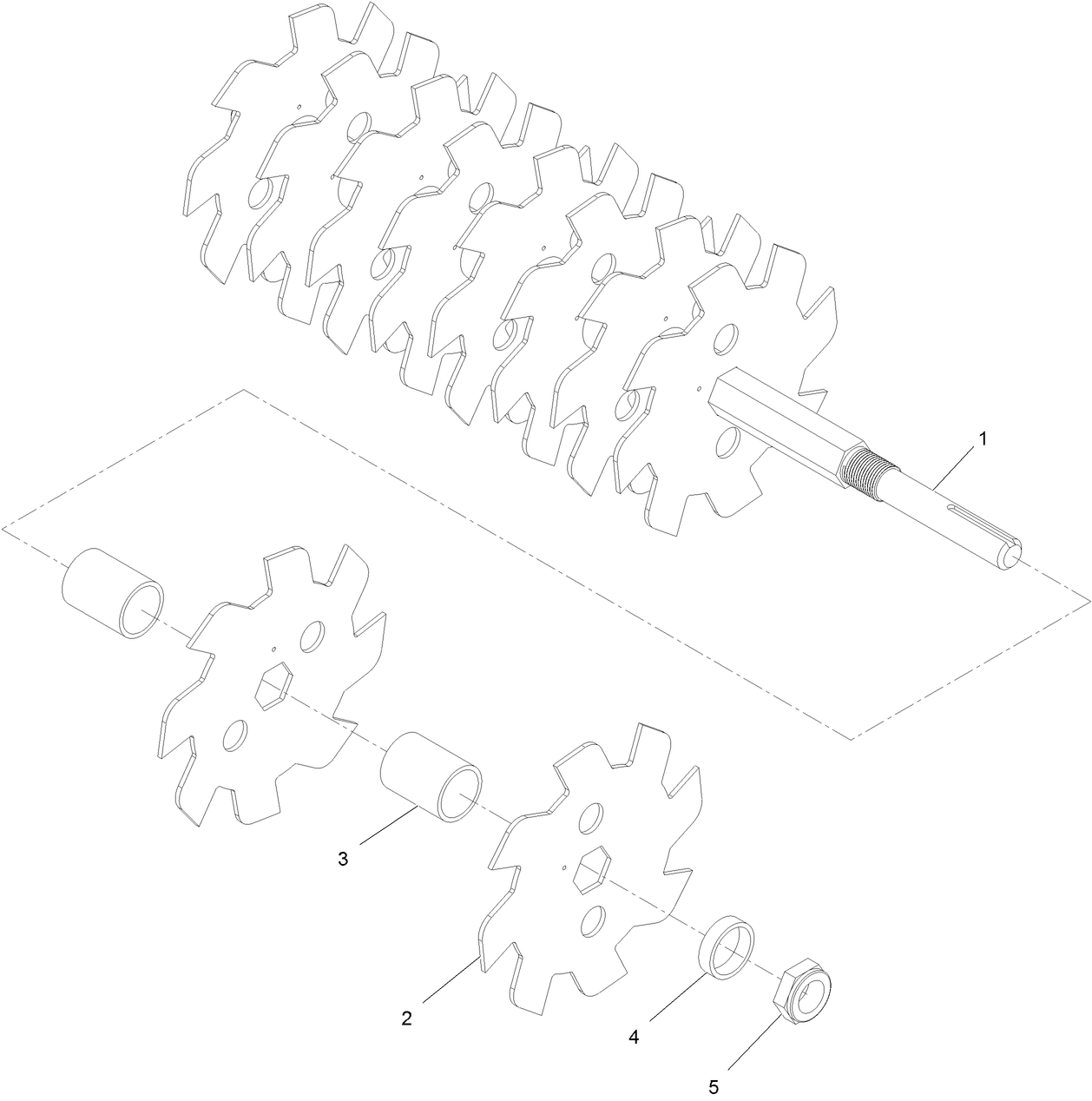 Shaft Assembly No. 126-0034