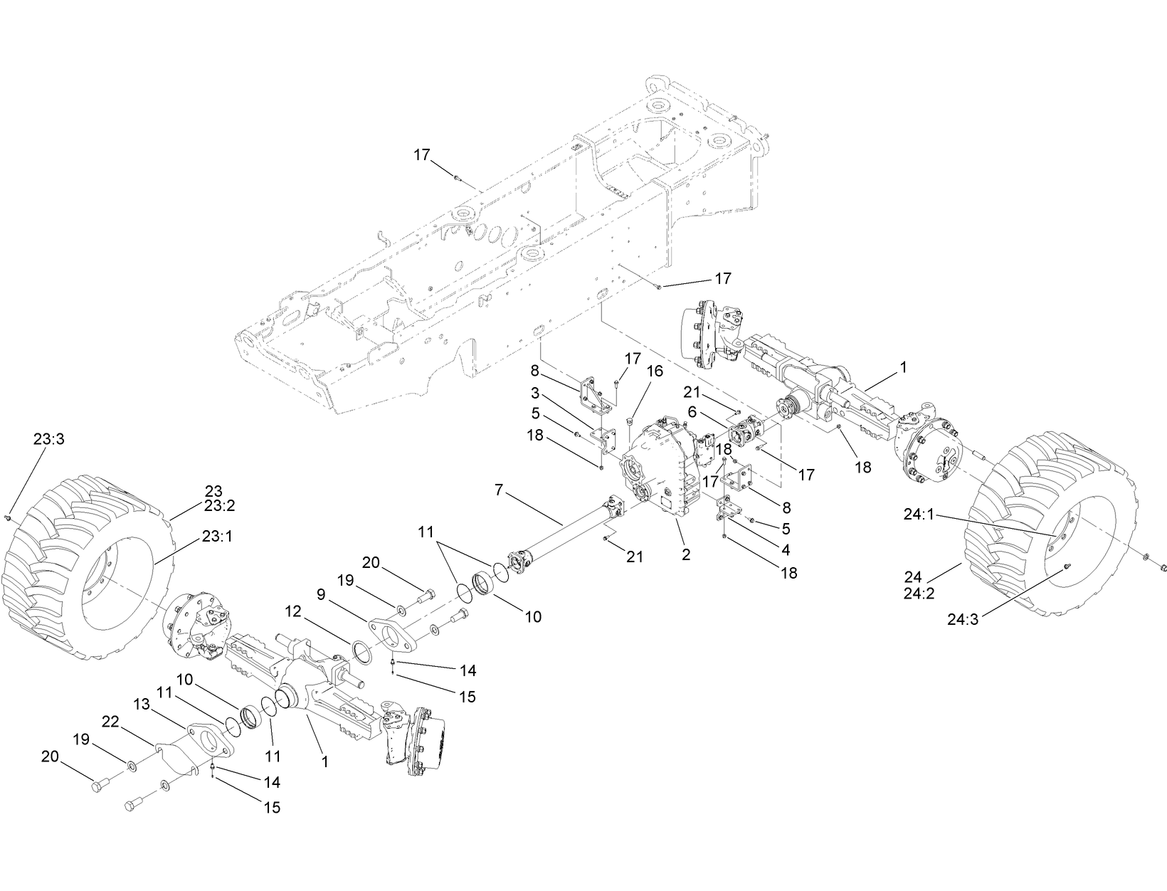 Wheel and Drive Assembly