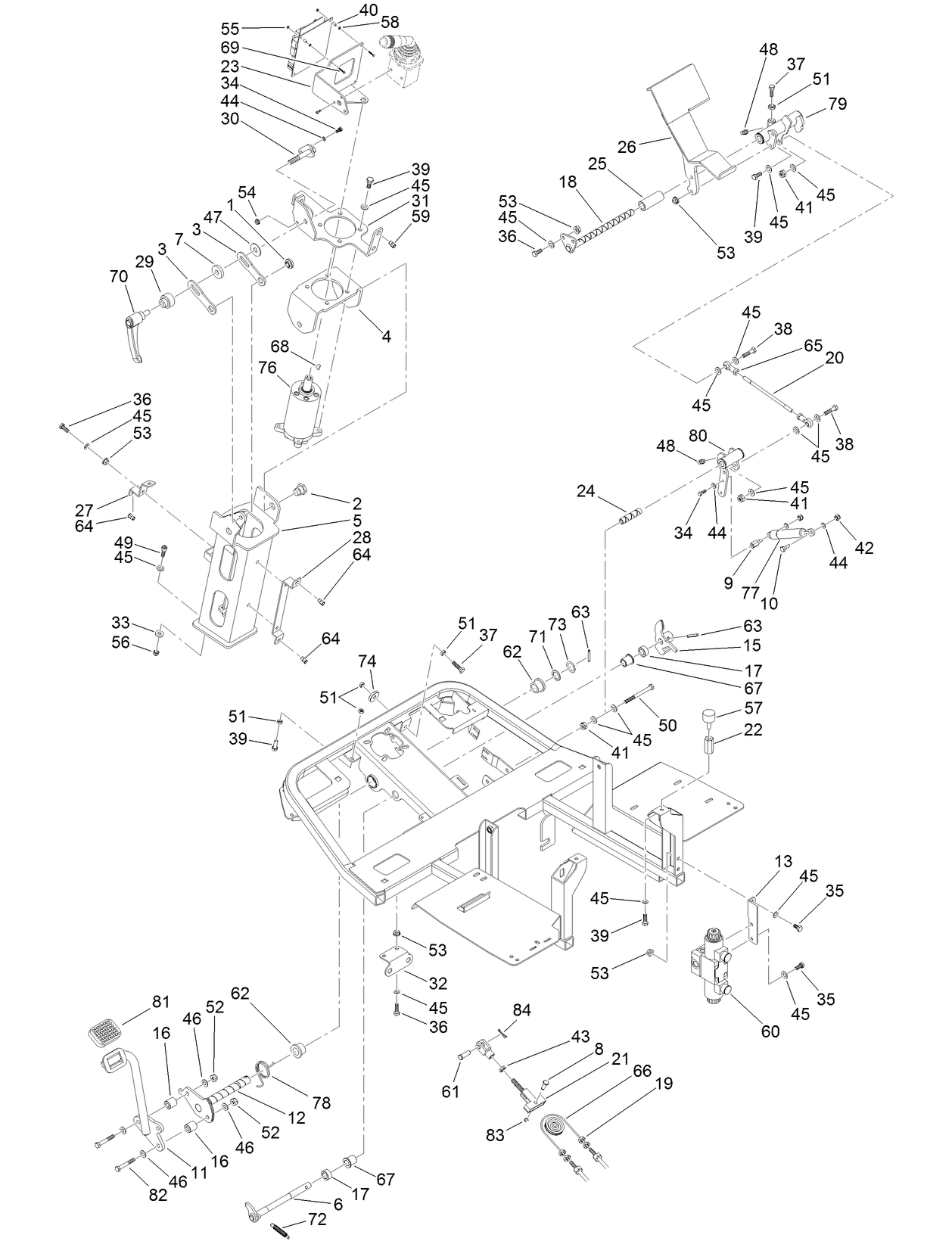 Operator Platform Assembly