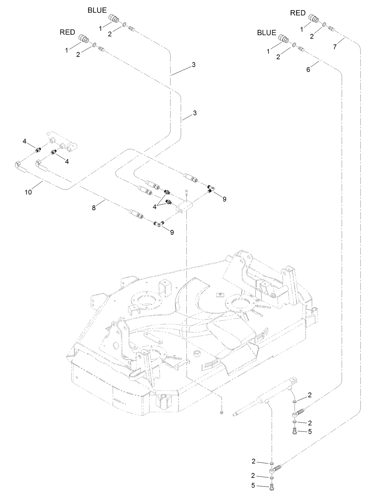 Mower Deck Hydraulic Assembly