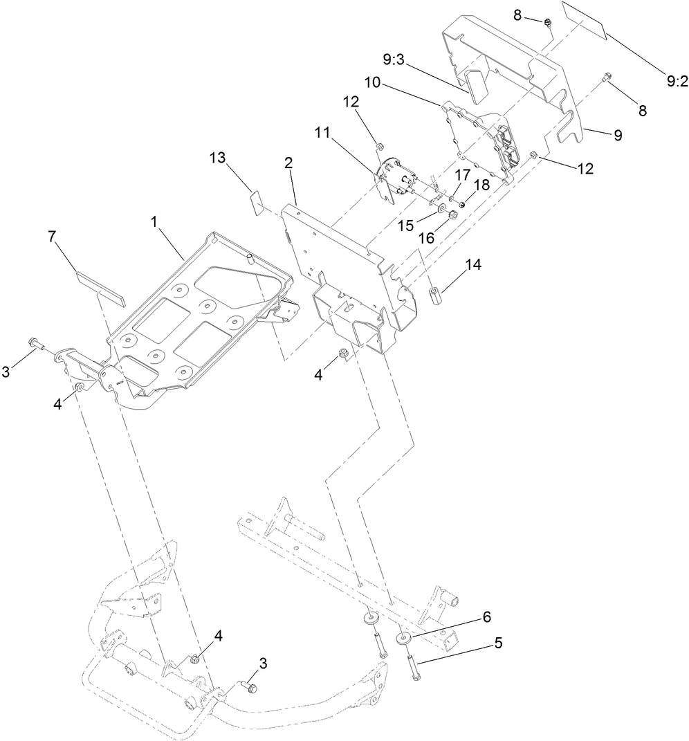 Battery Base and Controller Assembly