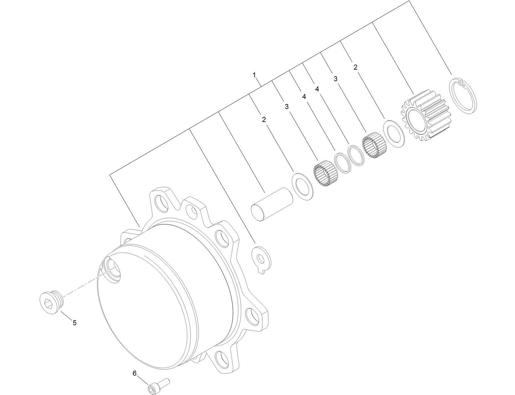 Front Axle  Planetary Carrier Assembly