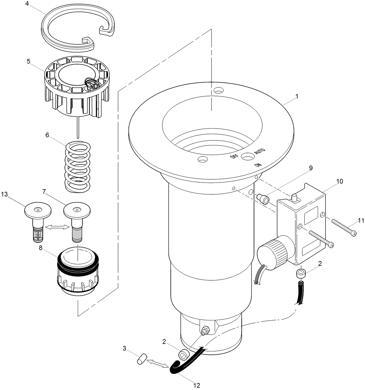 Golf Sprinkler Body, 1.5'' - 600 and 700 Series