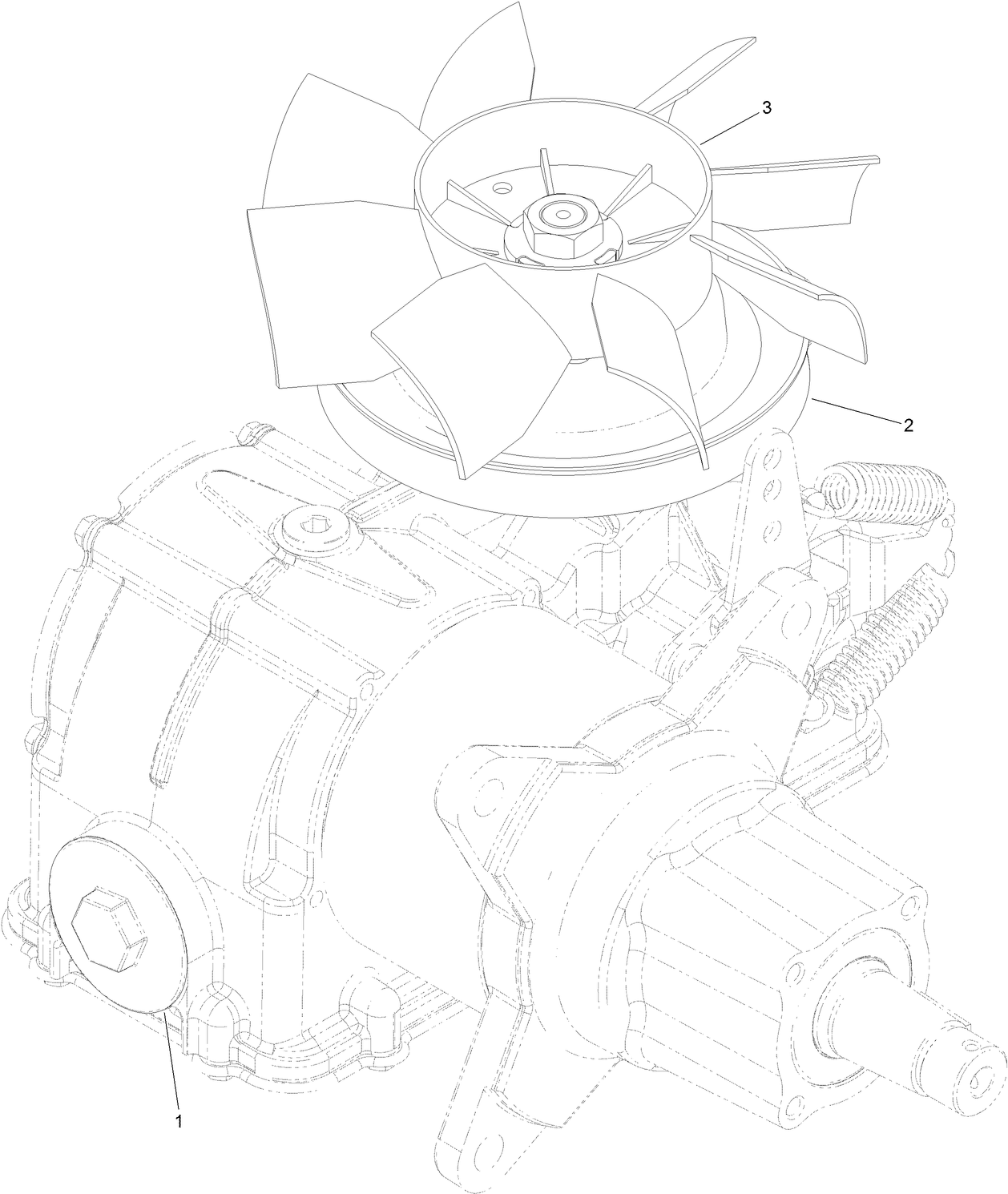 RH Hydro Transaxle Assembly No. 132-8803