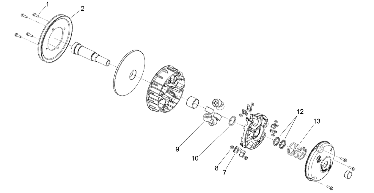Primary Clutch Assembly No. 138-0095