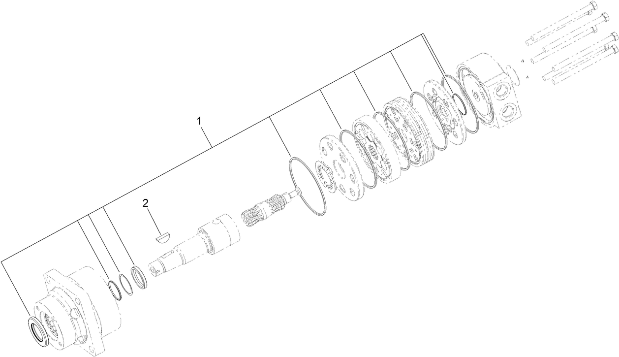 Right Hand Wheel Motor Assembly No. 117-4302