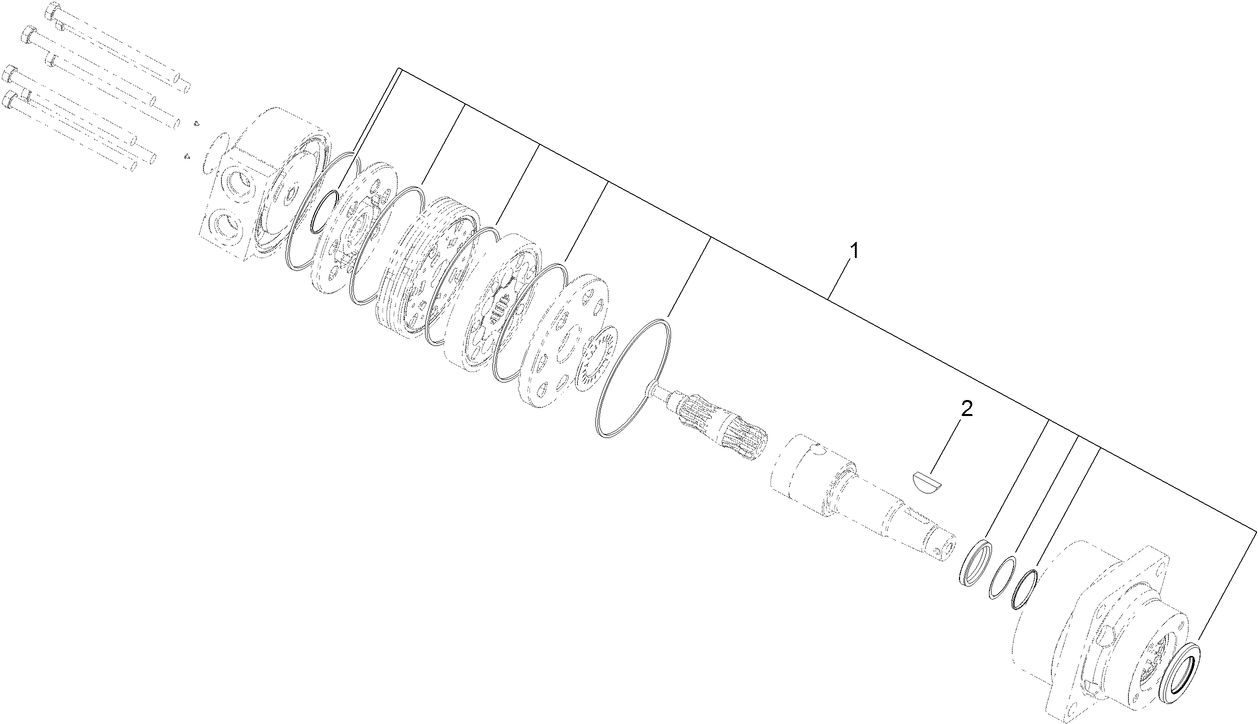 Left Hand Wheel Motor Assembly No. 117-4303
