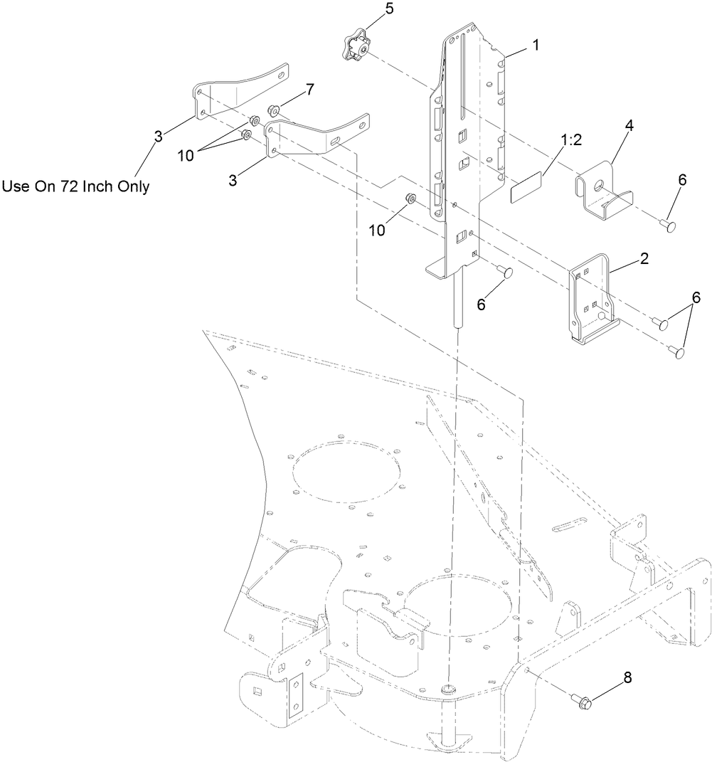 Bucket Mount Assembly No. 137-9216