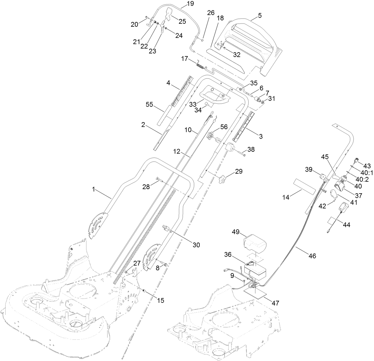Handle and Electrical Assembly