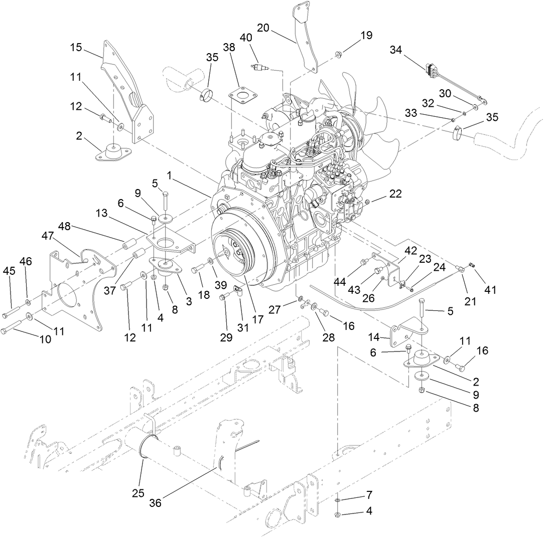 Engine Installation Assembly