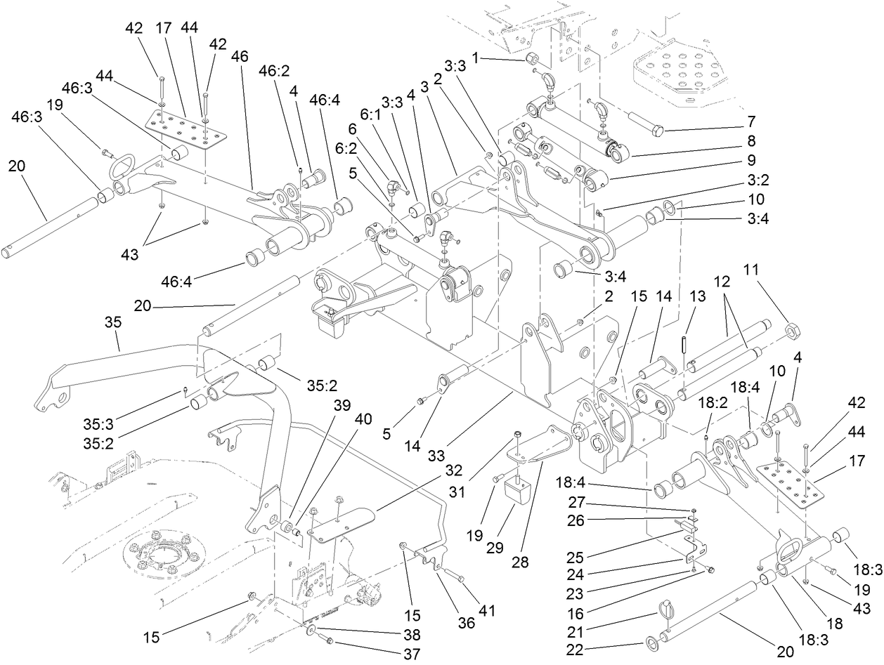 Front Lift Arm Assembly