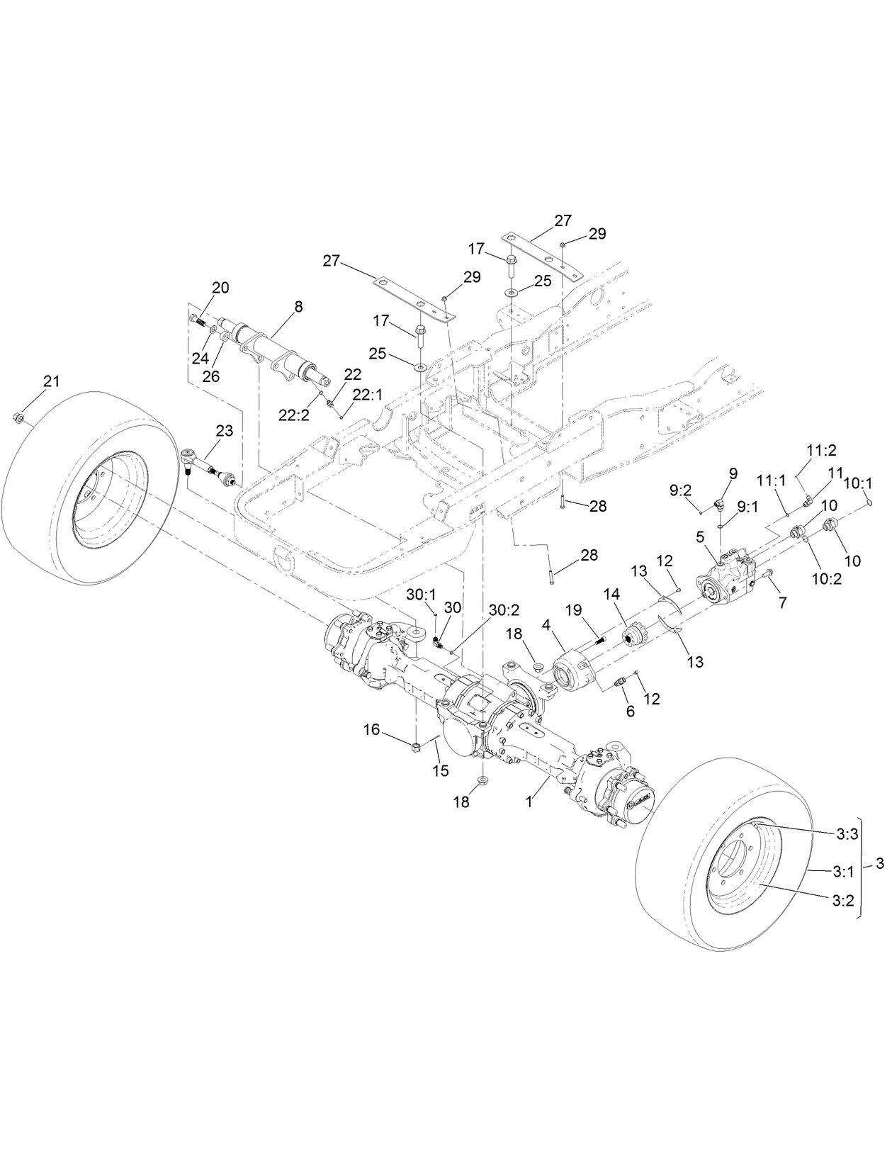 Front Axle Assembly