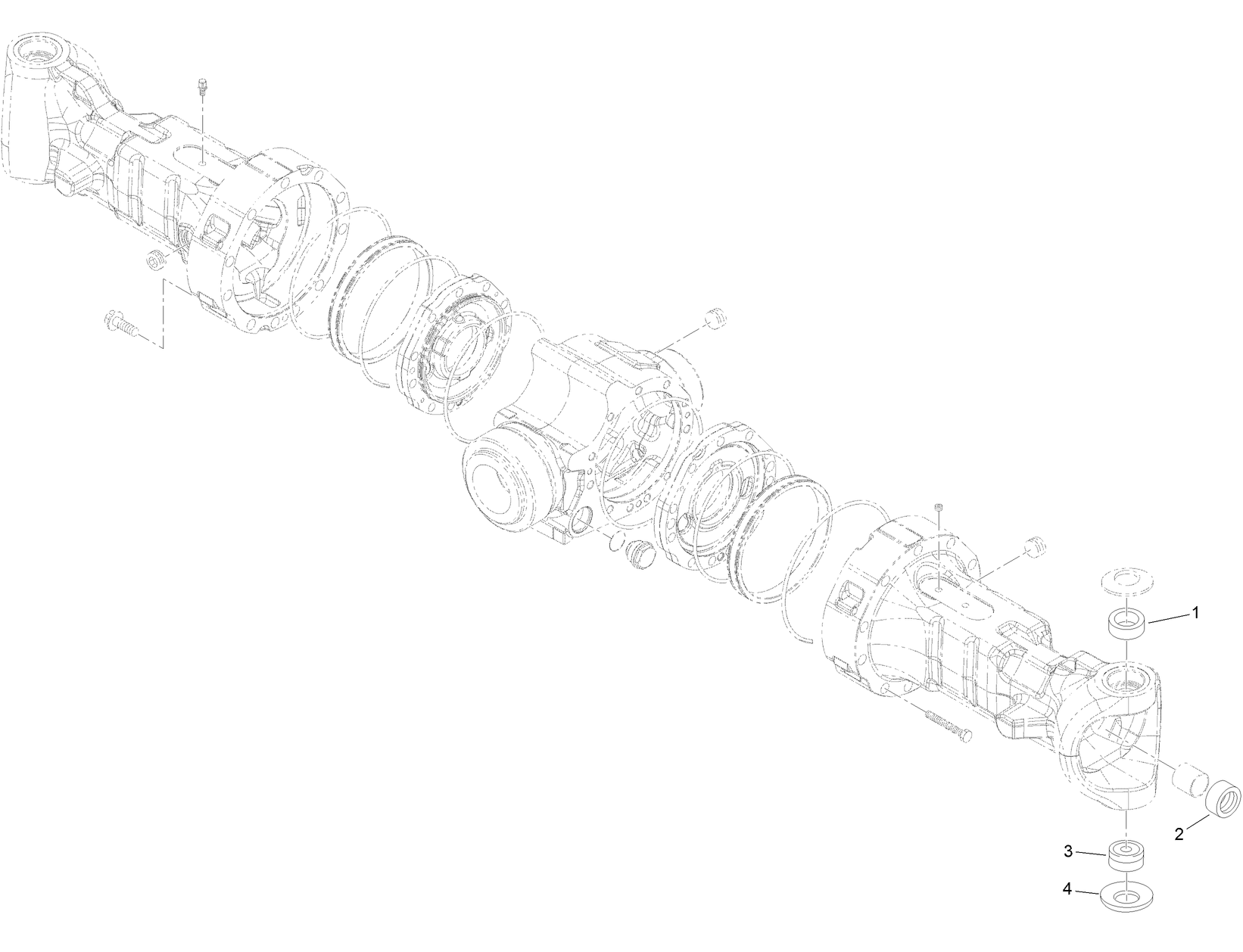 Rear Axle  Axle Housing Assembly