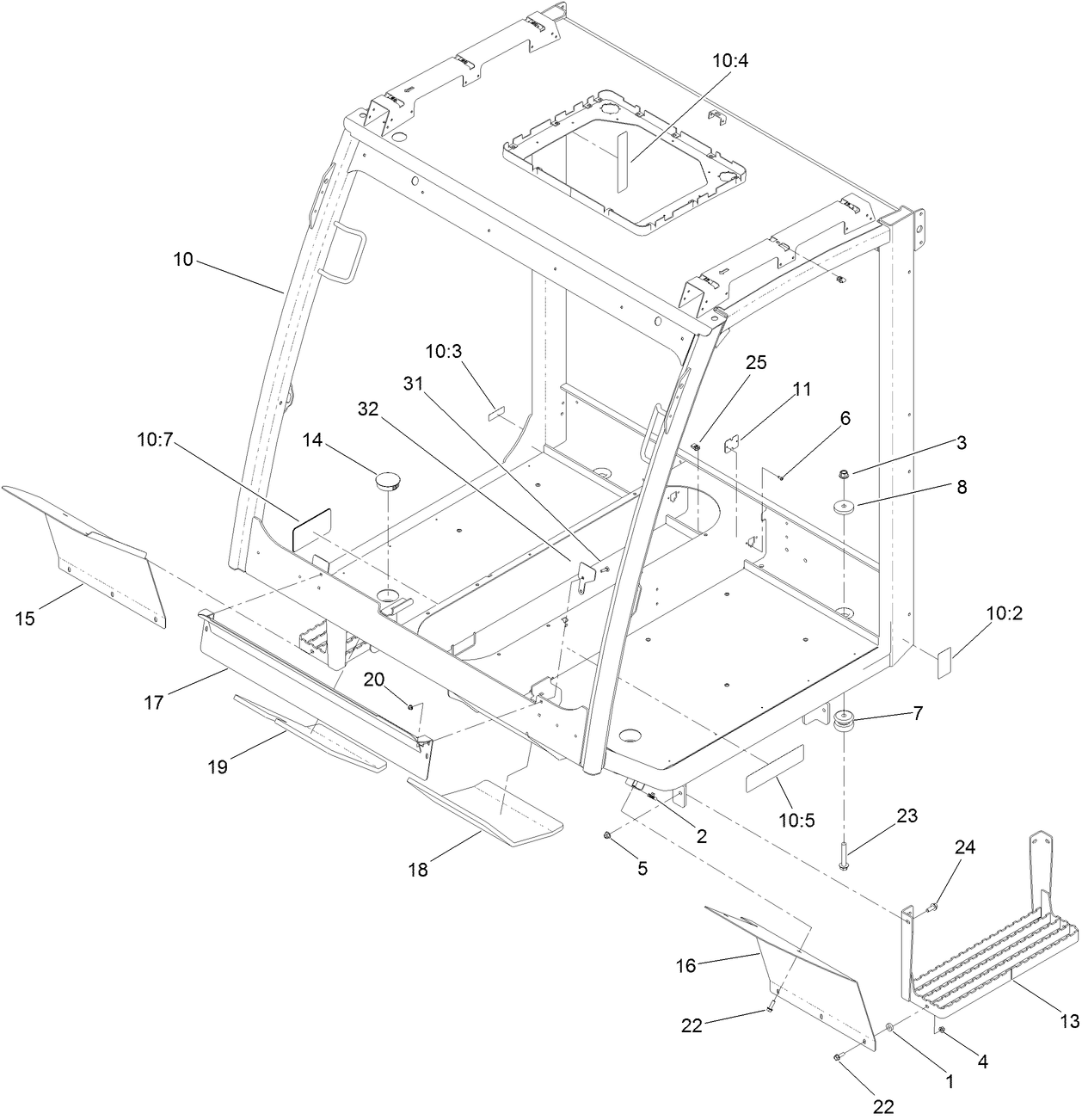 Operator Platform Assembly