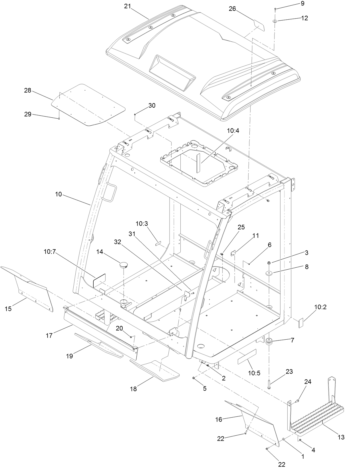 Operator Platform Assembly