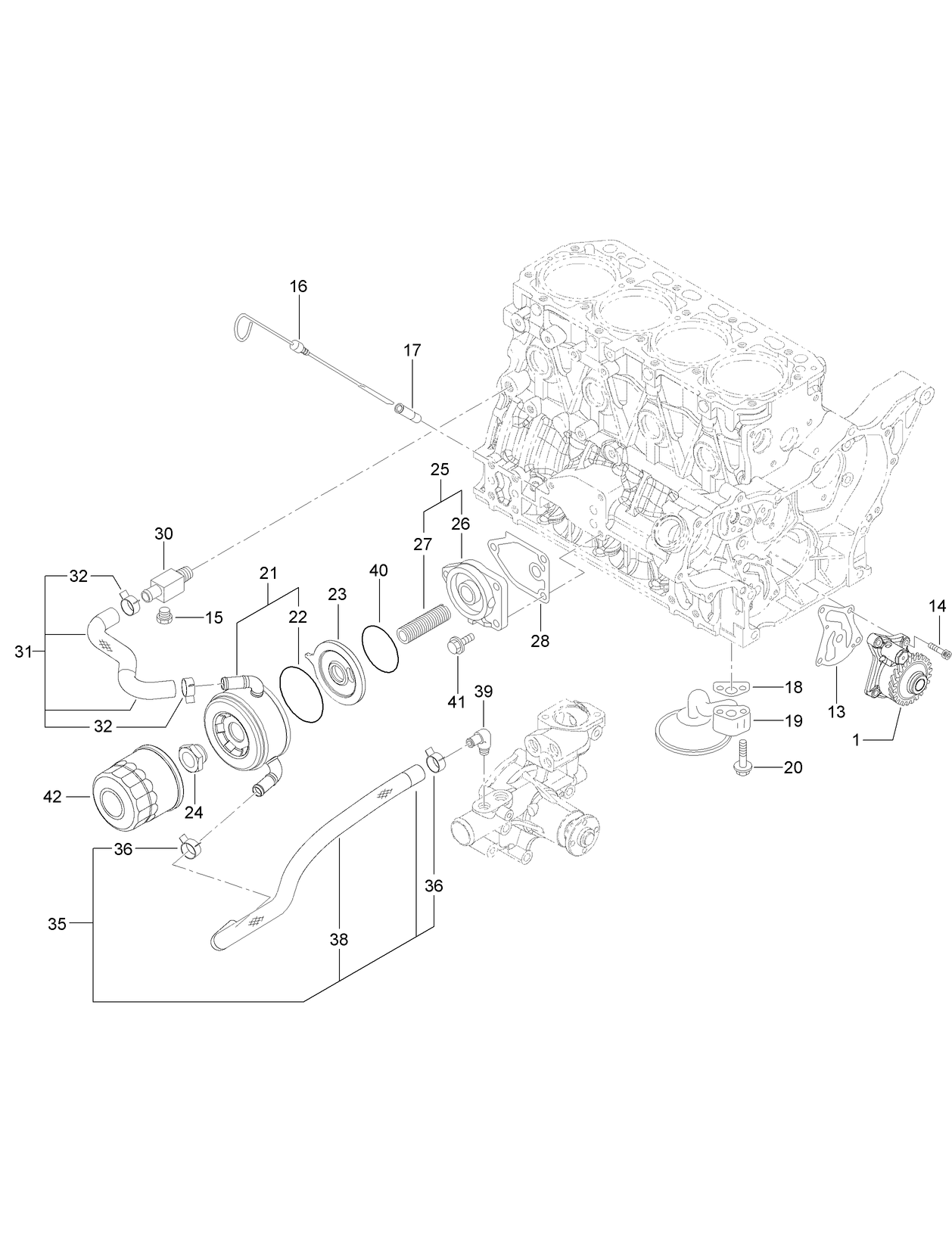 Lubrication and Oil System Assembly