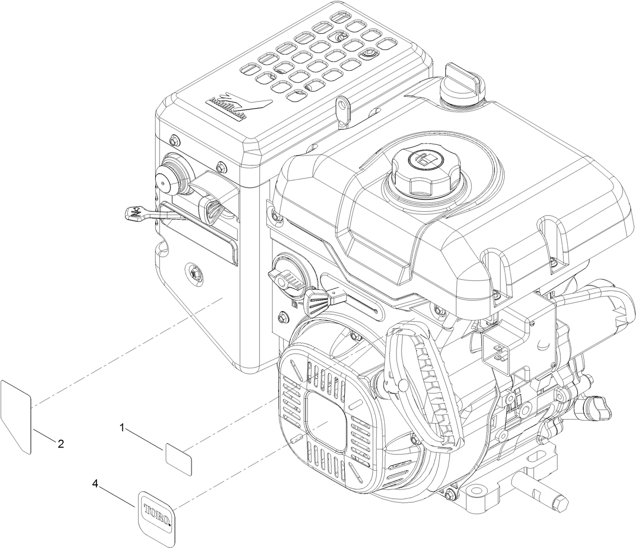 Engine Decal Assembly