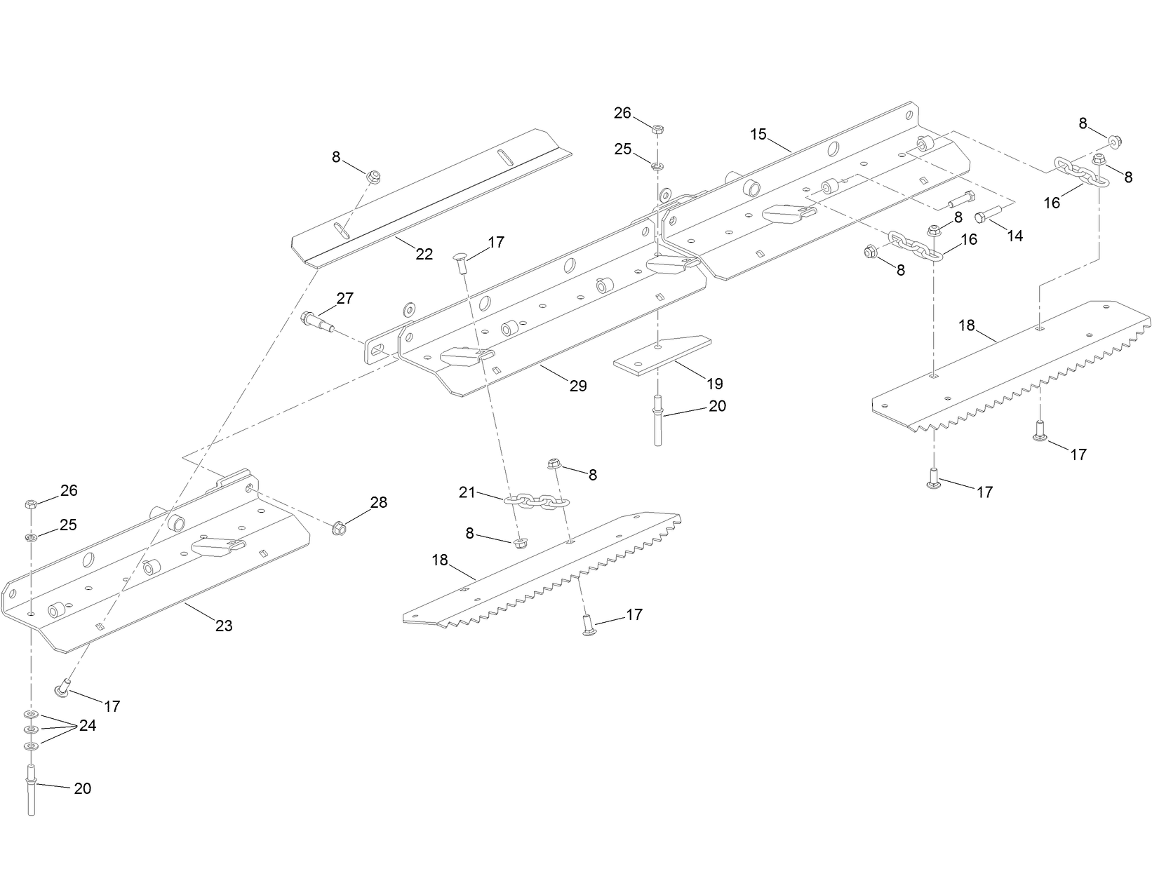 Trowel Plate Assembly