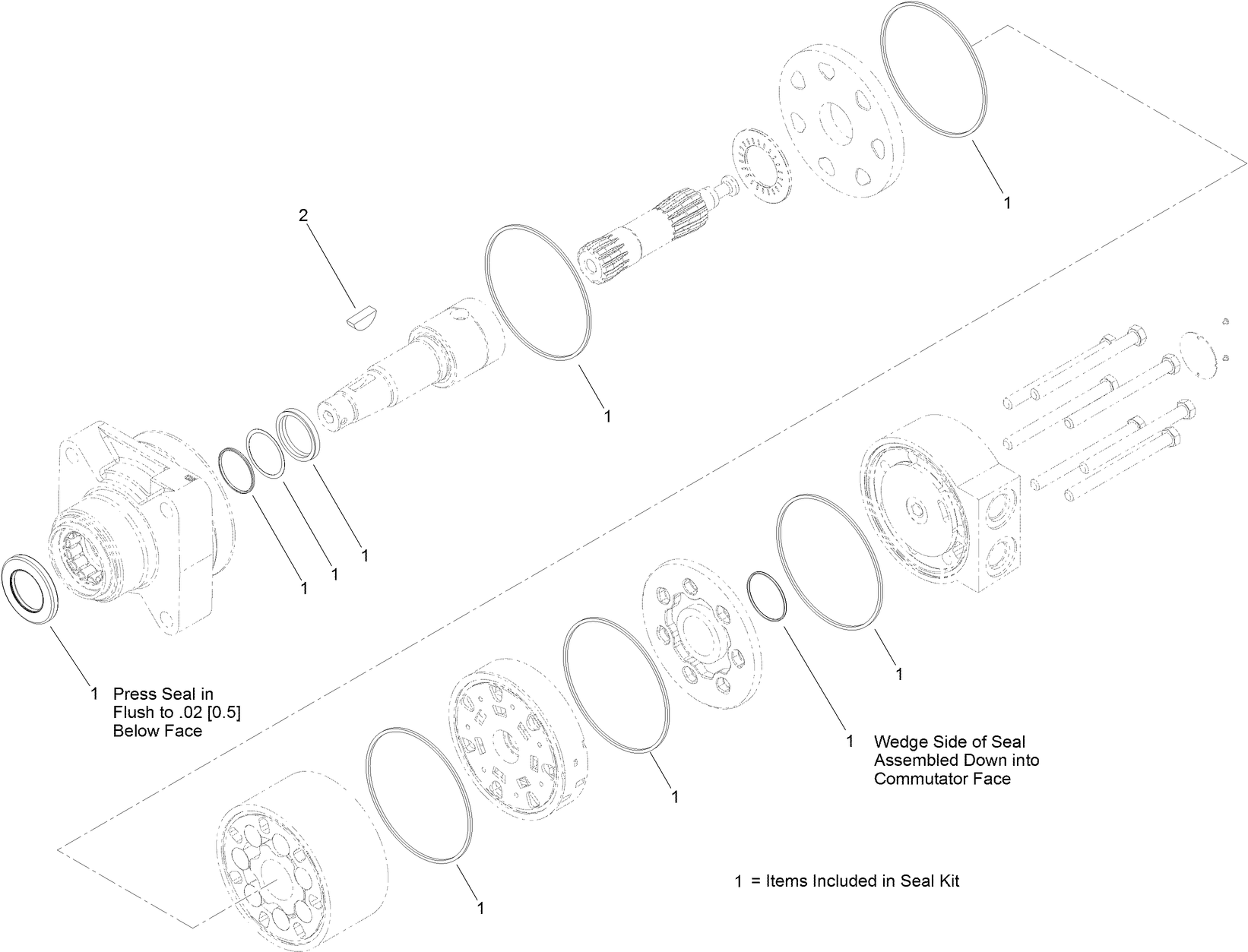 Hydraulic Motor Assembly No. 138-0761