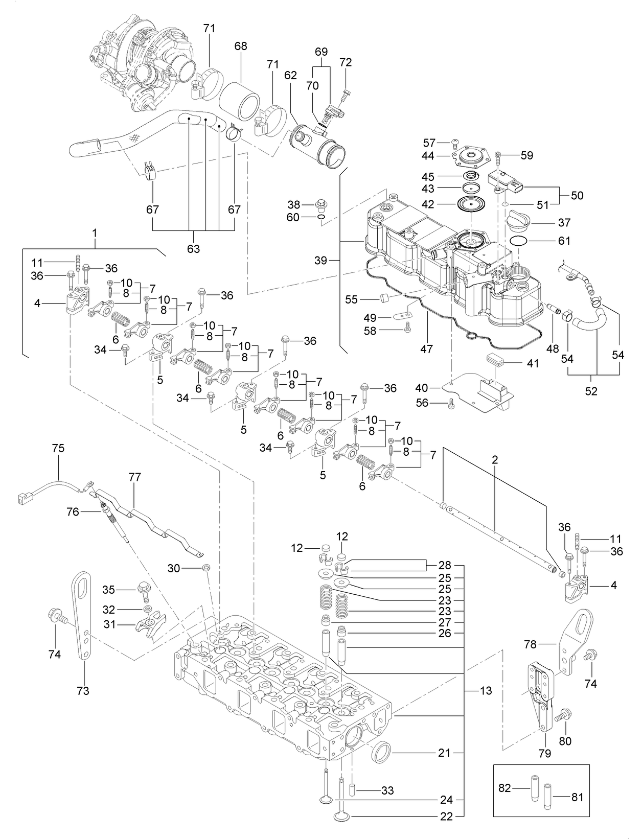 Cylinder Head and Cover Assembly