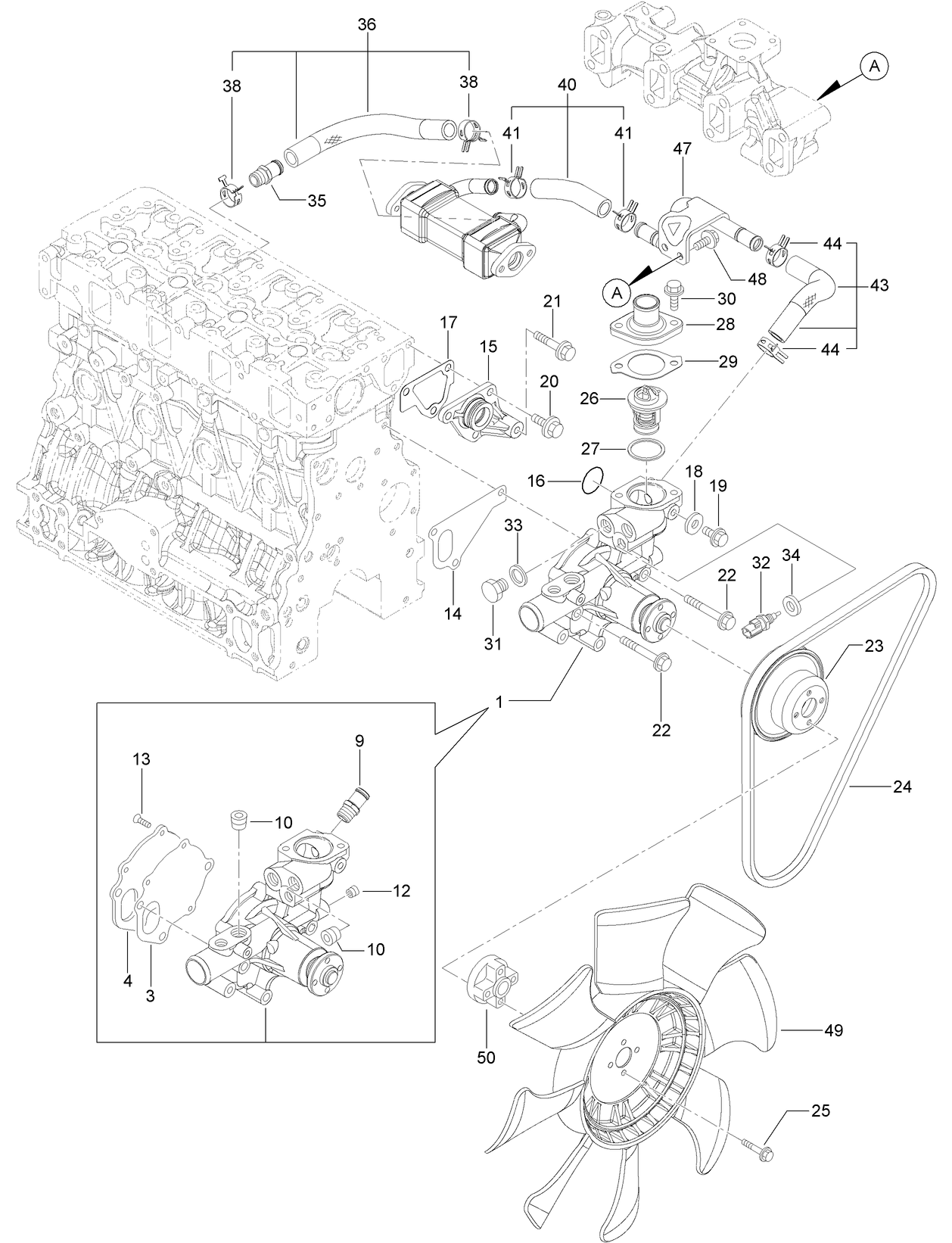 Cooling Water System Assembly