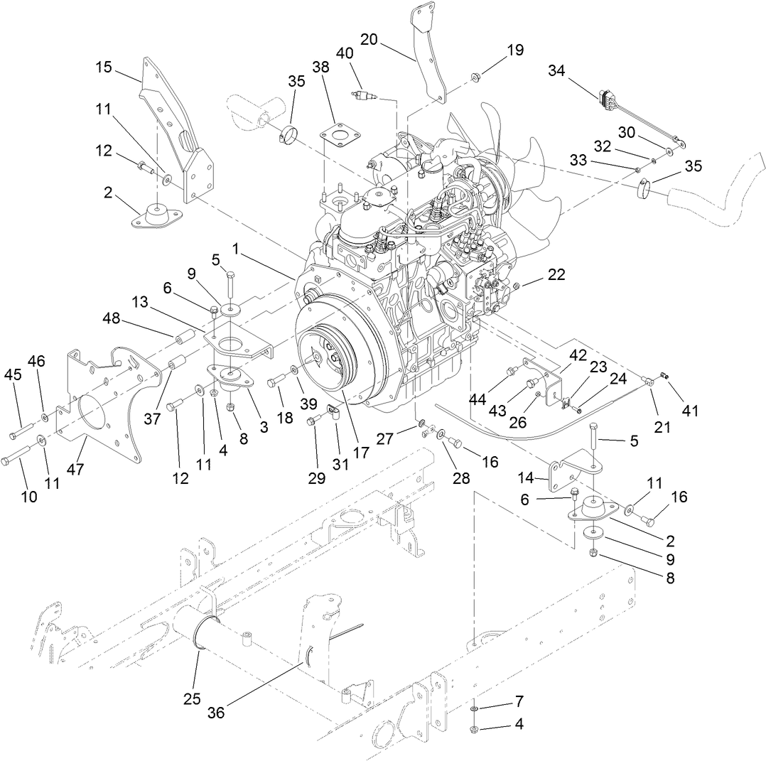 Engine Installation Assembly