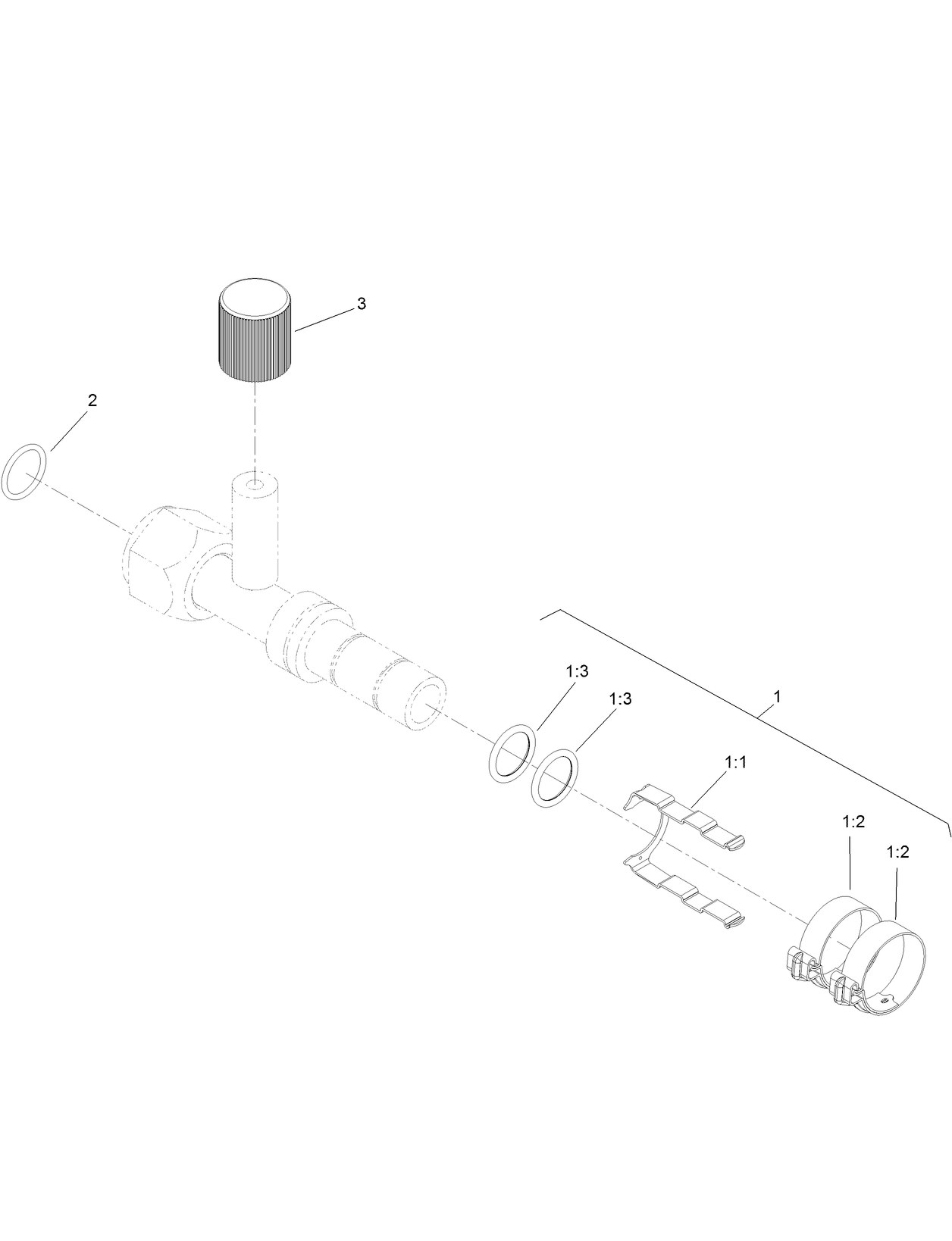 Straight Female Fitting Assembly No. 130-5755