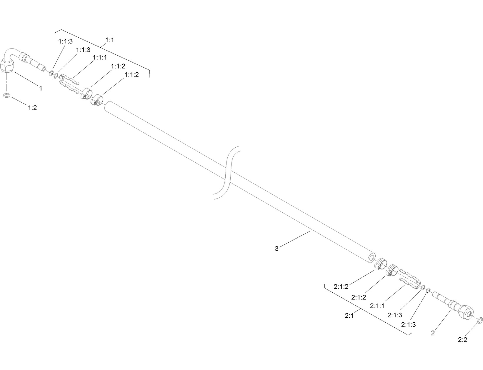 Condenser Hose Assembly No. 138-3803
